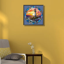 Load image into Gallery viewer, Lighthouse 40*40CM (canvas) Full Round Drill Diamond Painting
