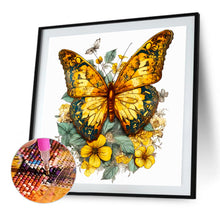 Load image into Gallery viewer, Orange Butterfly 40*40CM (canvas) Full Round Drill Diamond Painting
