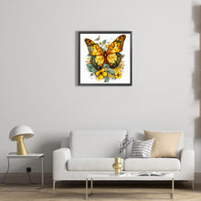 Load image into Gallery viewer, Orange Butterfly 40*40CM (canvas) Full Round Drill Diamond Painting
