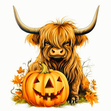 Load image into Gallery viewer, Ox And A Pumpkin 40*40CM (canvas) Full Round Drill Diamond Painting
