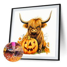 Load image into Gallery viewer, Ox And A Pumpkin 40*40CM (canvas) Full Round Drill Diamond Painting
