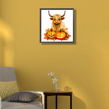 Load image into Gallery viewer, Cow And Pumpkin 40*40CM (canvas) Full Round Drill Diamond Painting
