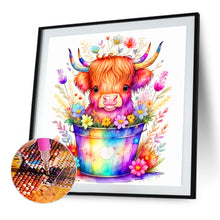 Load image into Gallery viewer, Color Bucket Small Consumption Cattle 40*40CM (canvas) Full Round Drill Diamond Painting
