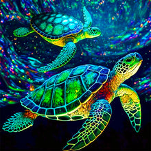 Load image into Gallery viewer, Sea Turtle 40*40CM (canvas) Full Round Drill Diamond Painting
