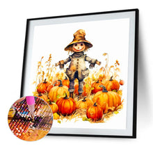 Load image into Gallery viewer, Scarecrow And Pumpkin 40*40CM (canvas) Full Round Drill Diamond Painting
