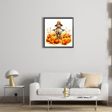 Load image into Gallery viewer, Scarecrow And Pumpkin 40*40CM (canvas) Full Round Drill Diamond Painting
