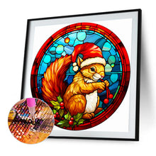 Load image into Gallery viewer, Christmas Squirrel 40*40CM (canvas) Full Round Drill Diamond Painting
