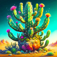 Load image into Gallery viewer, Cactus 40*40CM (canvas) Full Round Drill Diamond Painting
