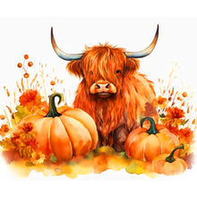 Load image into Gallery viewer, Cow And Pumpkin 60*50CM (canvas) Full Round Drill Diamond Painting
