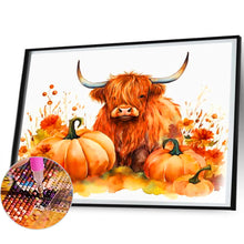 Load image into Gallery viewer, Cow And Pumpkin 60*50CM (canvas) Full Round Drill Diamond Painting
