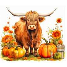 Load image into Gallery viewer, Cow And Pumpkin 60*50CM (canvas) Full Round Drill Diamond Painting
