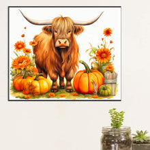 Load image into Gallery viewer, Cow And Pumpkin 60*50CM (canvas) Full Round Drill Diamond Painting
