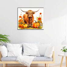 Load image into Gallery viewer, Cow And Pumpkin 60*50CM (canvas) Full Round Drill Diamond Painting
