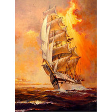 Load image into Gallery viewer, Sea Sailing Boat 30*40CM (canvas) Full Square Drill Diamond Painting
