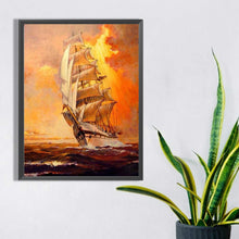 Load image into Gallery viewer, Sea Sailing Boat 30*40CM (canvas) Full Square Drill Diamond Painting
