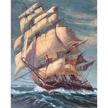 Load image into Gallery viewer, Sea Sailing Boat 40*50CM (canvas) Full Square Drill Diamond Painting
