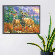 Load image into Gallery viewer, Elk 40*30CM (canvas) Full Square Drill Diamond Painting
