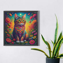 Load image into Gallery viewer, Color Cat 40*40CM (canvas) Full Square Drill Diamond Painting
