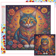 Load image into Gallery viewer, Color Cat 40*40CM (canvas) Full Square Drill Diamond Painting
