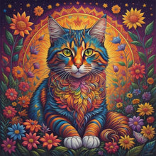 Load image into Gallery viewer, Color Cat 40*40CM (canvas) Full Square Drill Diamond Painting
