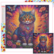 Load image into Gallery viewer, Color Cat 40*40CM (canvas) Full Square Drill Diamond Painting
