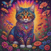 Load image into Gallery viewer, Color Cat 40*40CM (canvas) Full Square Drill Diamond Painting
