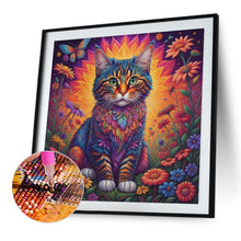 Load image into Gallery viewer, Color Cat 40*40CM (canvas) Full Square Drill Diamond Painting
