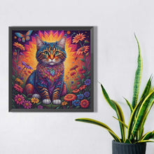 Load image into Gallery viewer, Color Cat 40*40CM (canvas) Full Square Drill Diamond Painting
