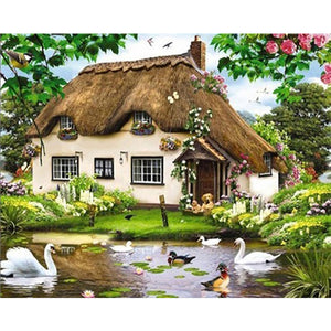 Farm 50*40CM (canvas) Full Square Drill Diamond Painting