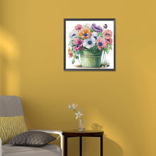 Load image into Gallery viewer, Flowers And Grass 30*30CM (canvas) Partial Special-Shaped Drill Diamond Painting
