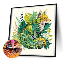 Load image into Gallery viewer, Fox Jungle 30*30CM (canvas) Partial Special-Shaped Drill Diamond Painting
