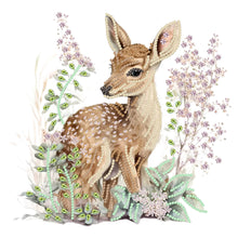 Load image into Gallery viewer, Deer 30*30CM (canvas) Partial Special-Shaped Drill Diamond Painting
