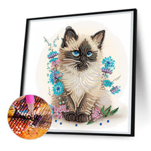 Load image into Gallery viewer, Kitten 30*30CM (canvas) Partial Special-Shaped Drill Diamond Painting
