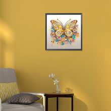 Load image into Gallery viewer, Butterfly 30*30CM (canvas) Partial Special-Shaped Drill Diamond Painting
