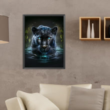 Load image into Gallery viewer, Water Leopard 30*40CM (canvas) Full Round Drill Diamond Painting
