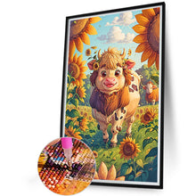 Load image into Gallery viewer, Little Cow 40*60CM (canvas) Full Round Drill Diamond Painting
