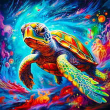 Load image into Gallery viewer, Sea Turtle 30*30CM (canvas) Full Round Drill Diamond Painting
