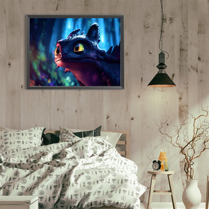 How To Train Your Dragon Toothless 40*30CM (canvas) Full Round Drill Diamond Painting