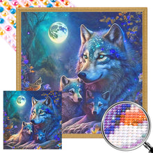 Load image into Gallery viewer, Wolf 40*40CM (canvas) Full Round AB Drill Diamond Painting
