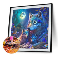 Load image into Gallery viewer, Wolf 40*40CM (canvas) Full Round AB Drill Diamond Painting
