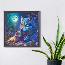 Load image into Gallery viewer, Wolf 40*40CM (canvas) Full Round AB Drill Diamond Painting
