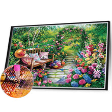 Load image into Gallery viewer, Patio 45*40CM (canvas) Full Round AB Drill Diamond Painting
