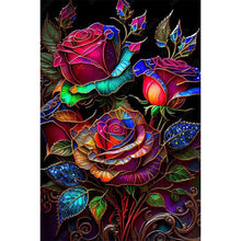 Load image into Gallery viewer, Roses 40*60CM (canvas) Full Round AB Drill Diamond Painting
