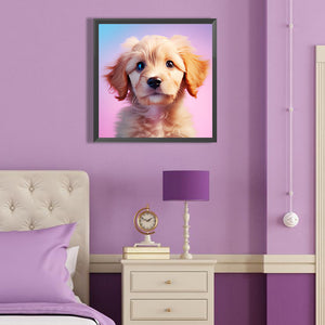 Pet Puppy 40*40CM (canvas) Full Round Drill Diamond Painting