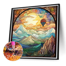 Load image into Gallery viewer, Mountains And Rivers Glass Paintings 40*40CM (canvas) Full Round Drill Diamond Painting
