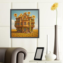 Load image into Gallery viewer, Sunflower House 40*40CM (canvas) Full Round Drill Diamond Painting
