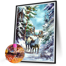 Load image into Gallery viewer, Wild Deer 40*50CM (canvas) Full Round Drill Diamond Painting
