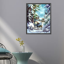 Load image into Gallery viewer, Wild Deer 40*50CM (canvas) Full Round Drill Diamond Painting
