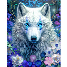 Load image into Gallery viewer, White Wolf 40*50CM (canvas) Full Round Drill Diamond Painting
