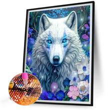 Load image into Gallery viewer, White Wolf 40*50CM (canvas) Full Round Drill Diamond Painting
